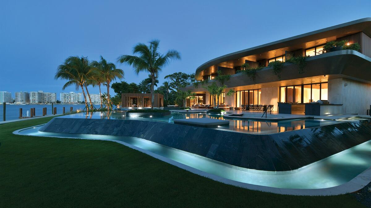 Modern Mansion at Star Island